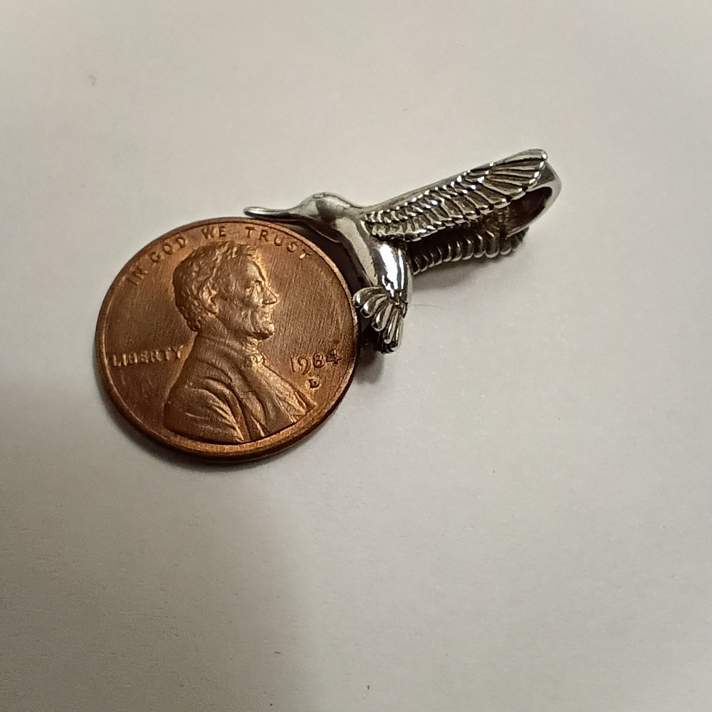 Vintage Sterling Hummingbird Charm